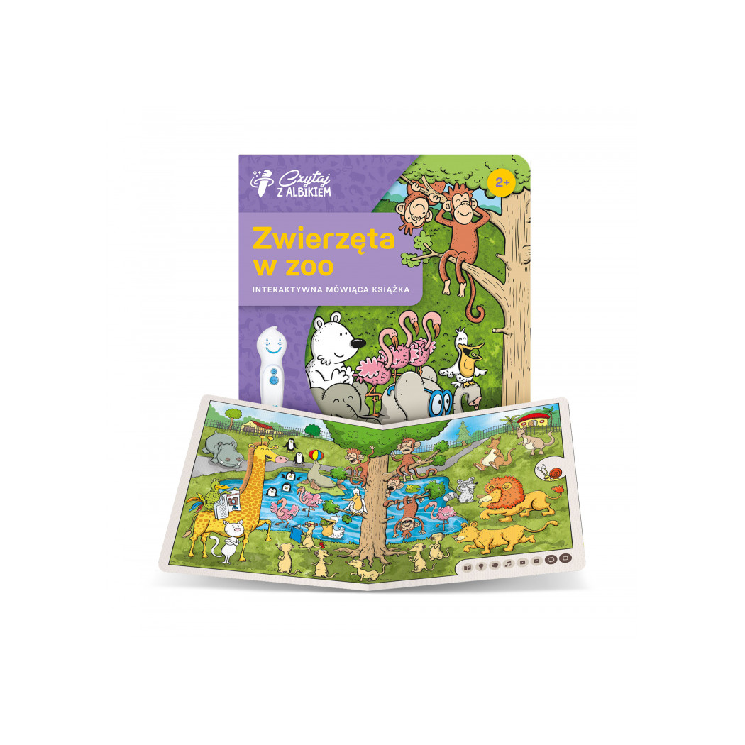 Książka Zwierzęta w Zoo - Czytaj z Albikiem - Albi