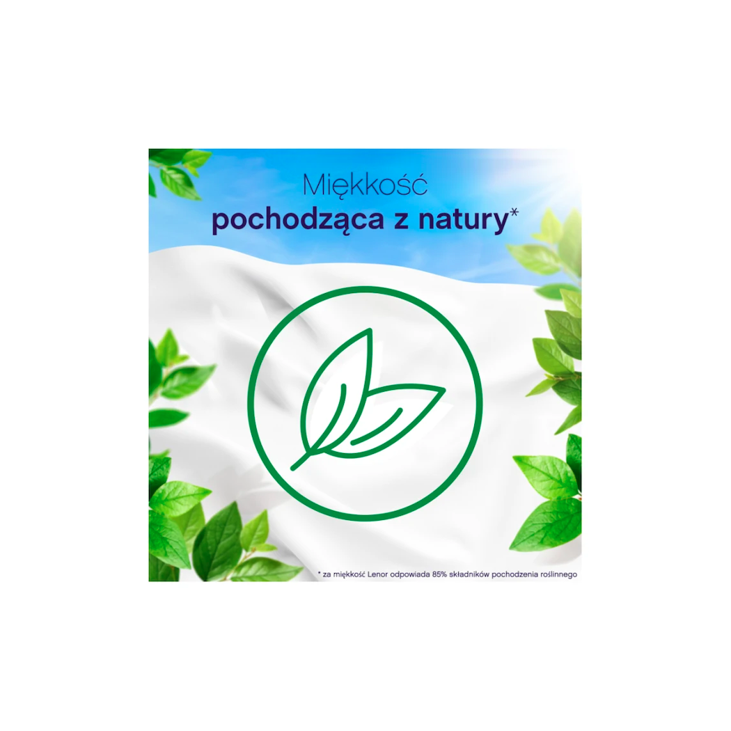 Spring Awakening - Niebieski Lenor - Płyn Do Płukania 1,6 l - 64 prań - Lenor