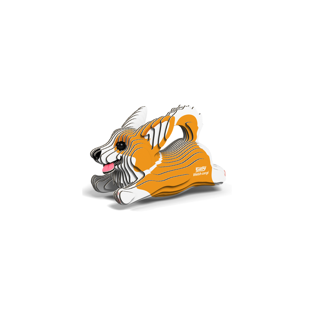Pies Corgi - Eko Układanka 3D - Eugy