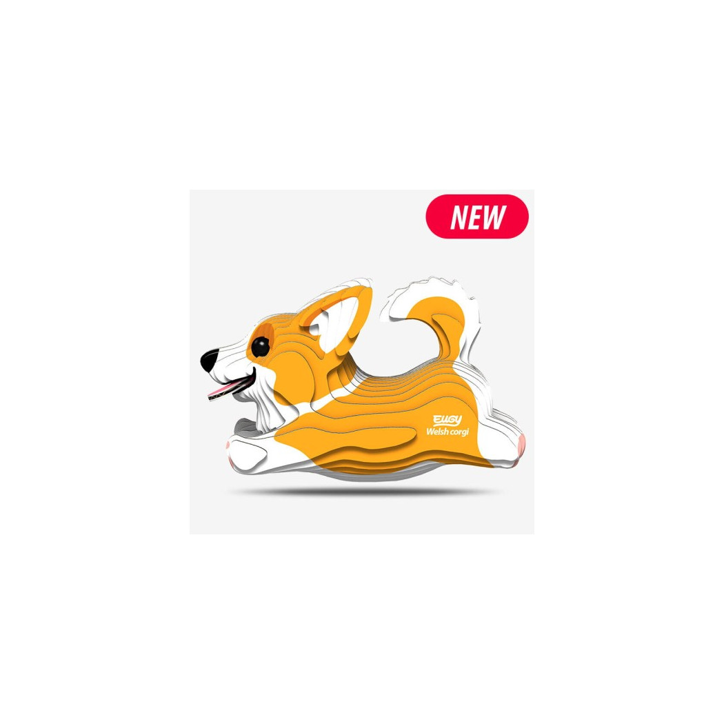 Pies Corgi - Eko Układanka 3D - Eugy