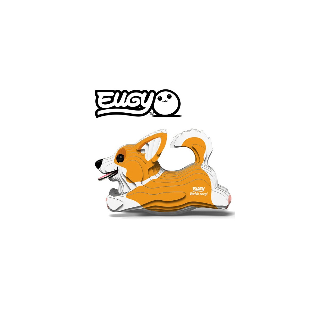 Pies Corgi - Eko Układanka 3D - Eugy