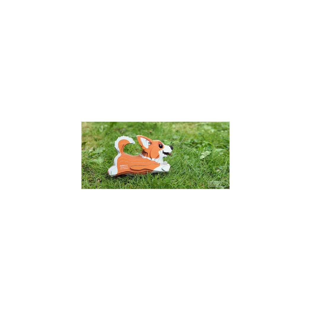 Pies Corgi - Eko Układanka 3D - Eugy
