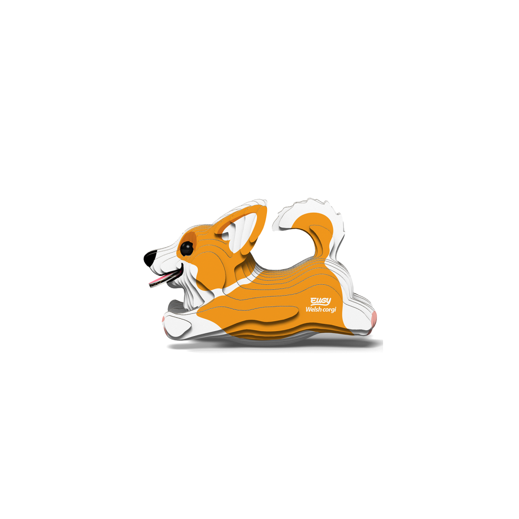 Pies Corgi - Eko Układanka 3D - Eugy