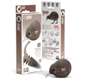 Ptak Kiwi - Eko Układanka 3D - Eugy