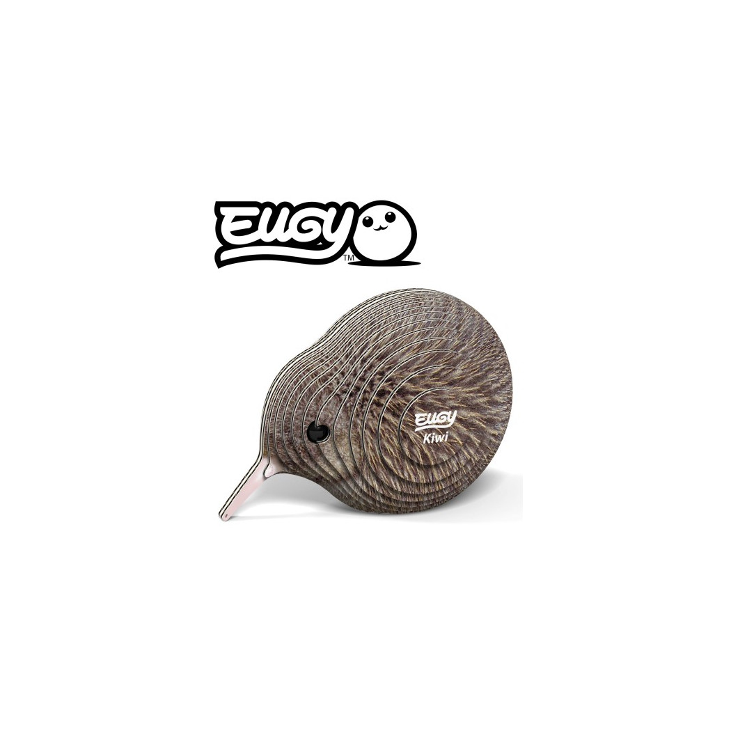 Ptak Kiwi - Eko Układanka 3D - Eugy