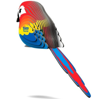 Papuga - Eko Układanka 3D - Eugy