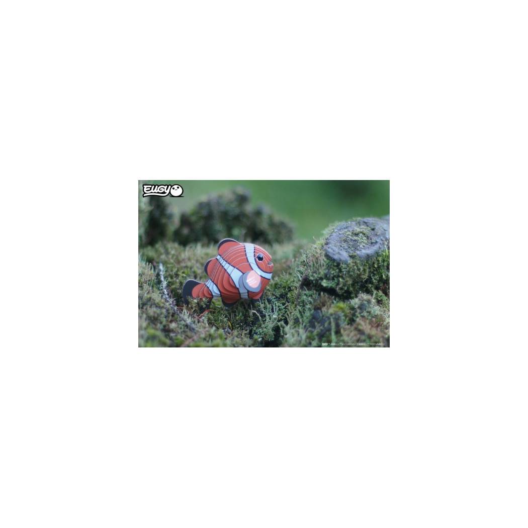 Rybka Błazenek - Eko Układanka 3D - Eugy