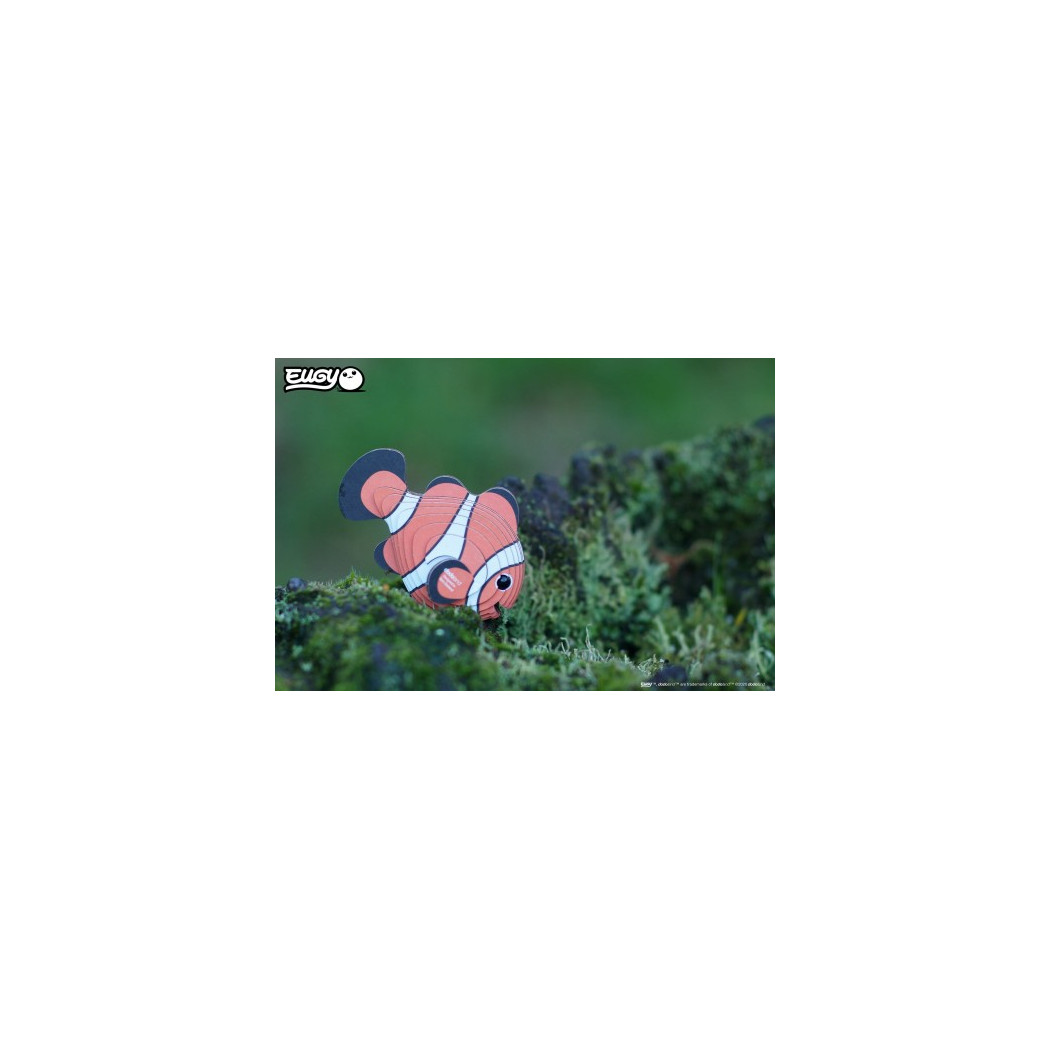 Rybka Błazenek - Eko Układanka 3D - Eugy