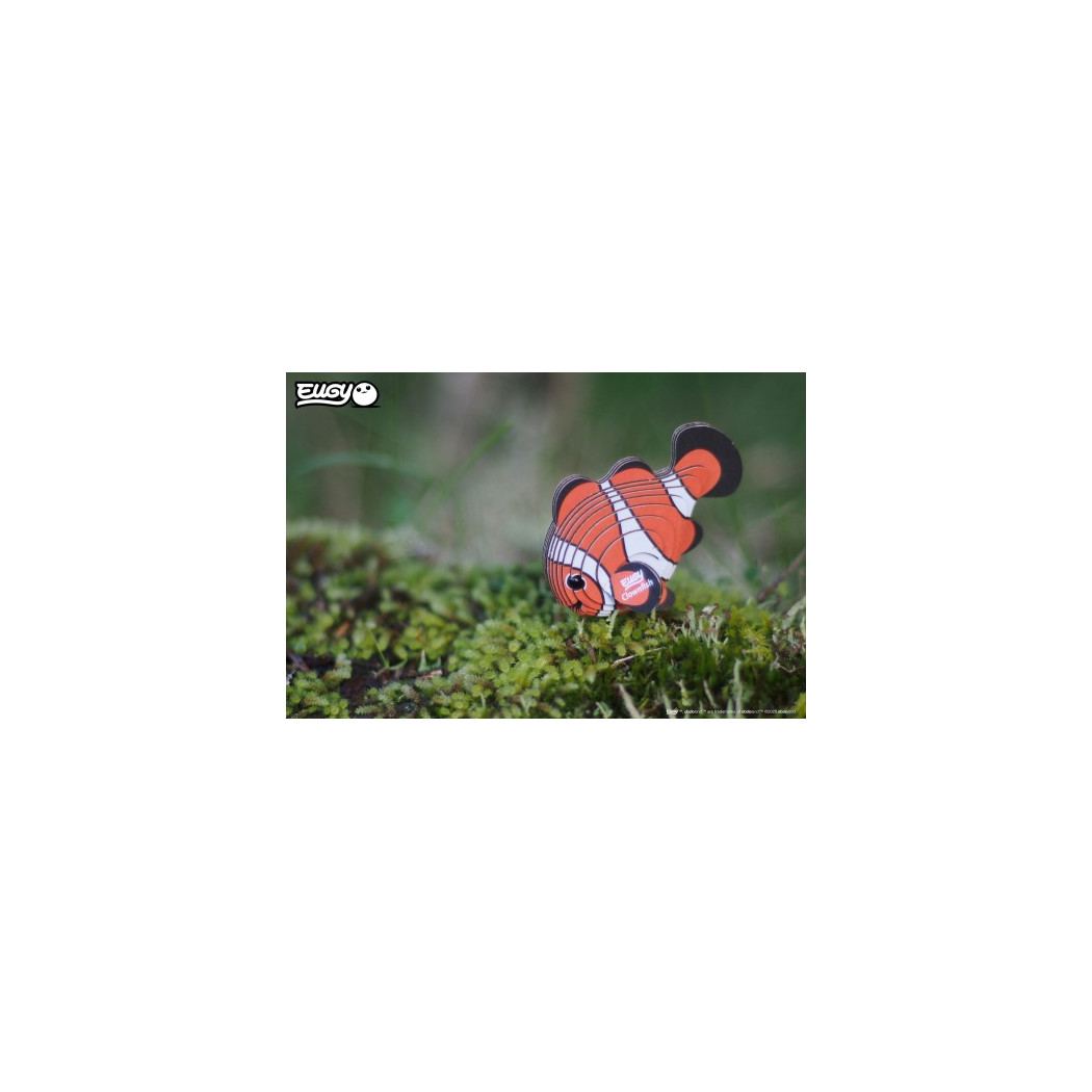 Rybka Błazenek - Eko Układanka 3D - Eugy