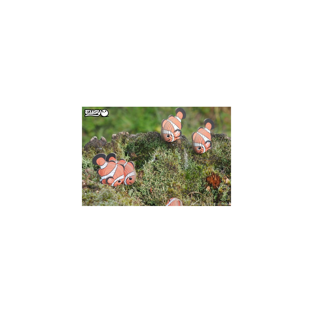 Rybka Błazenek - Eko Układanka 3D - Eugy