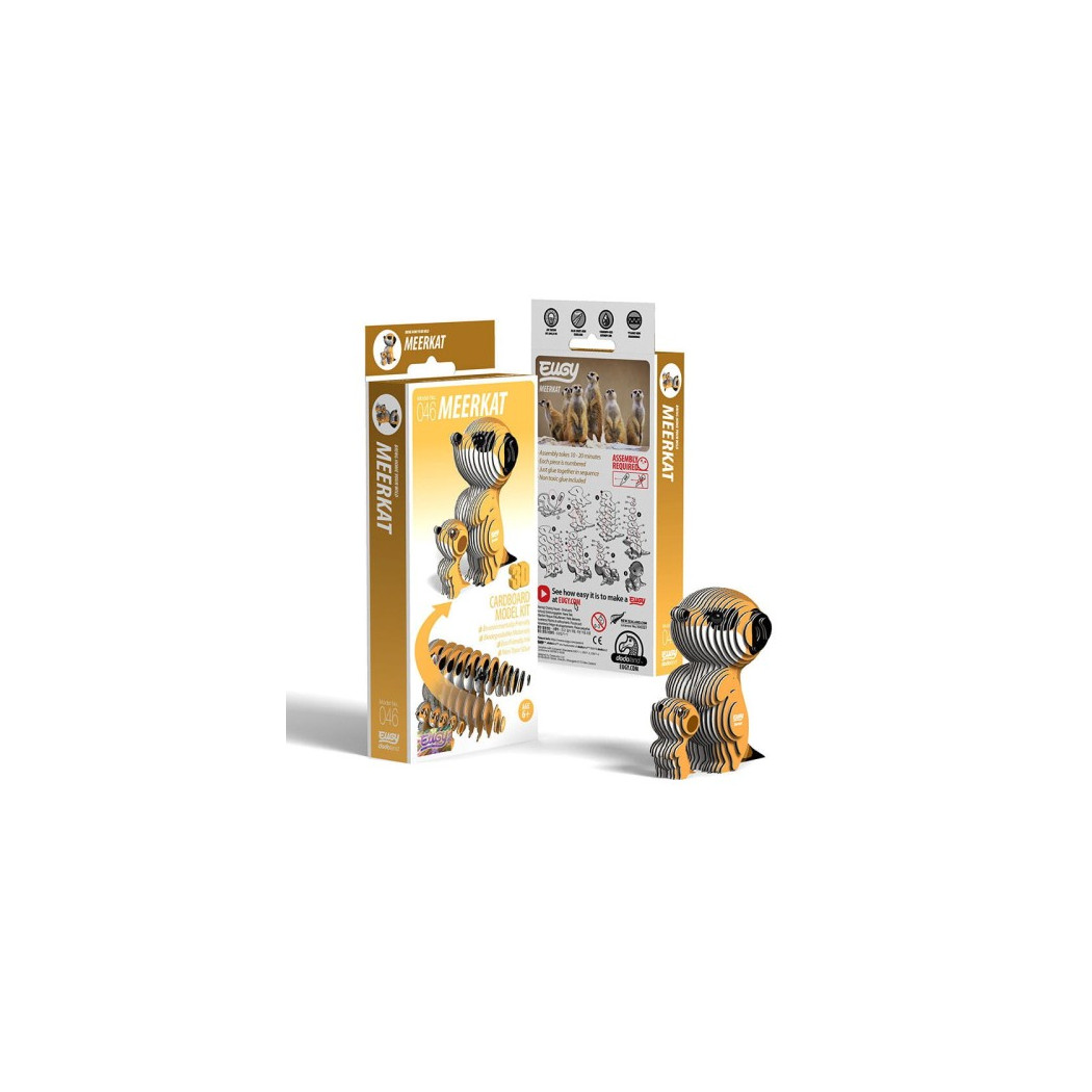 Surykatka - Eko Układanka 3D - Eugy