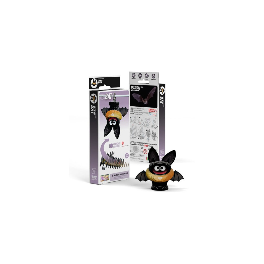 Nietoperz - Eko Układanka 3D - Eugy