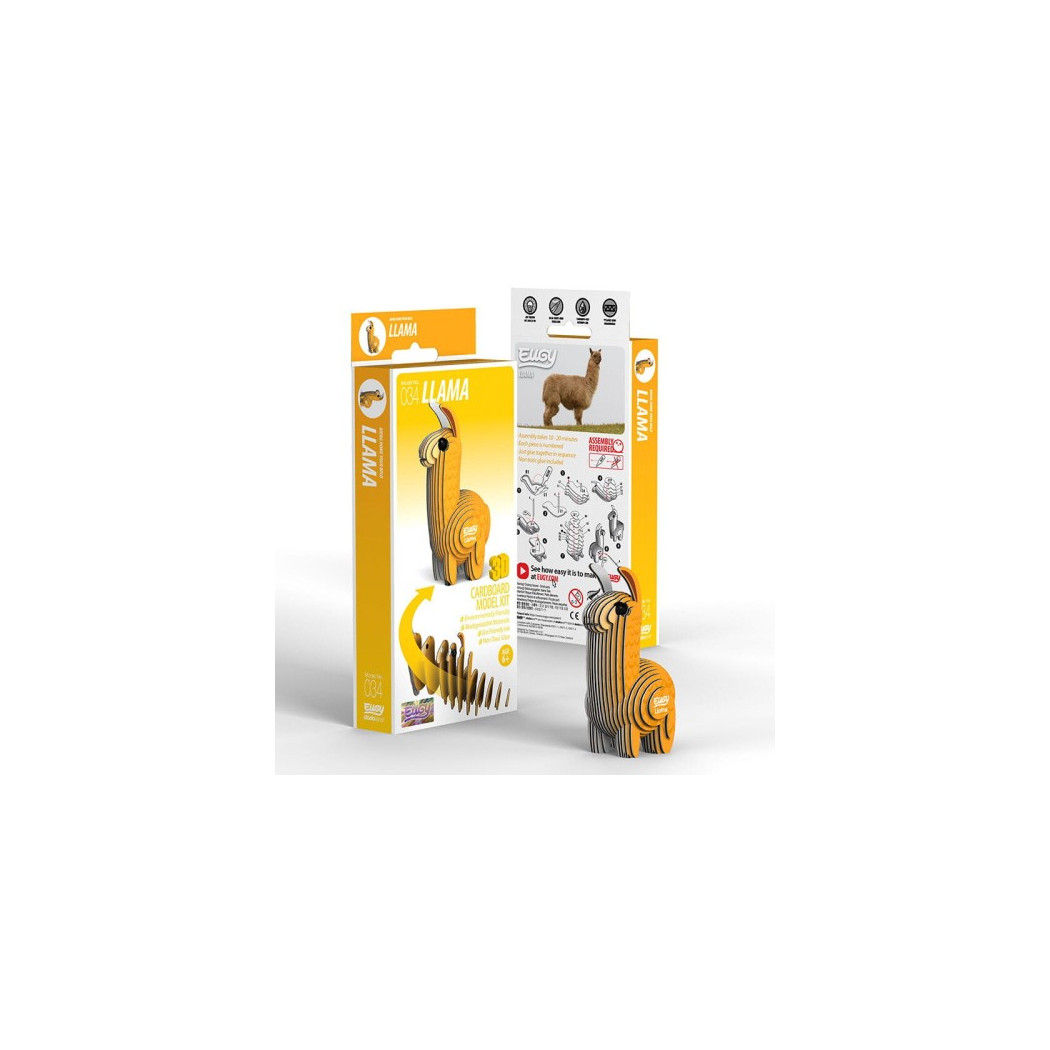 Lama - Eko Układanka 3D - Eugy