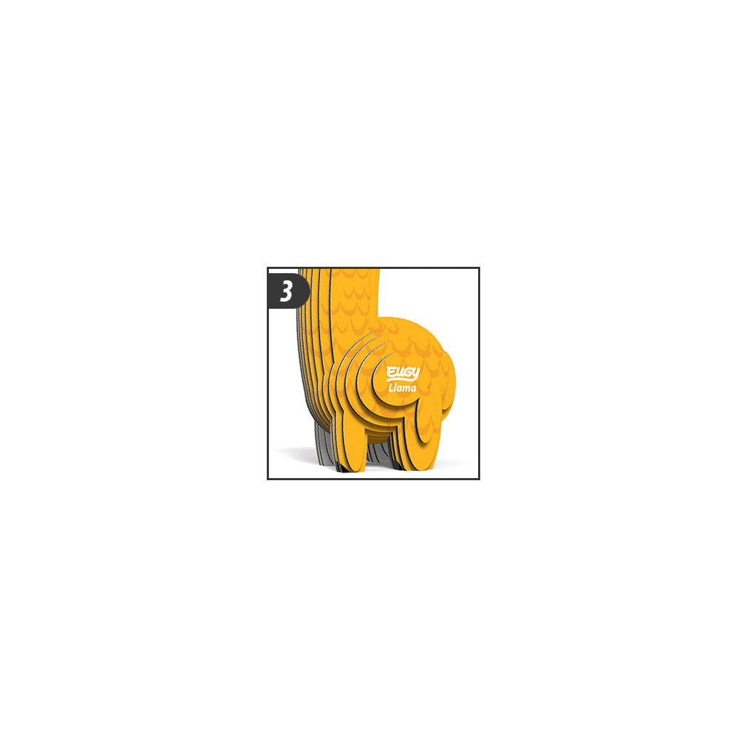 Lama - Eko Układanka 3D - Eugy