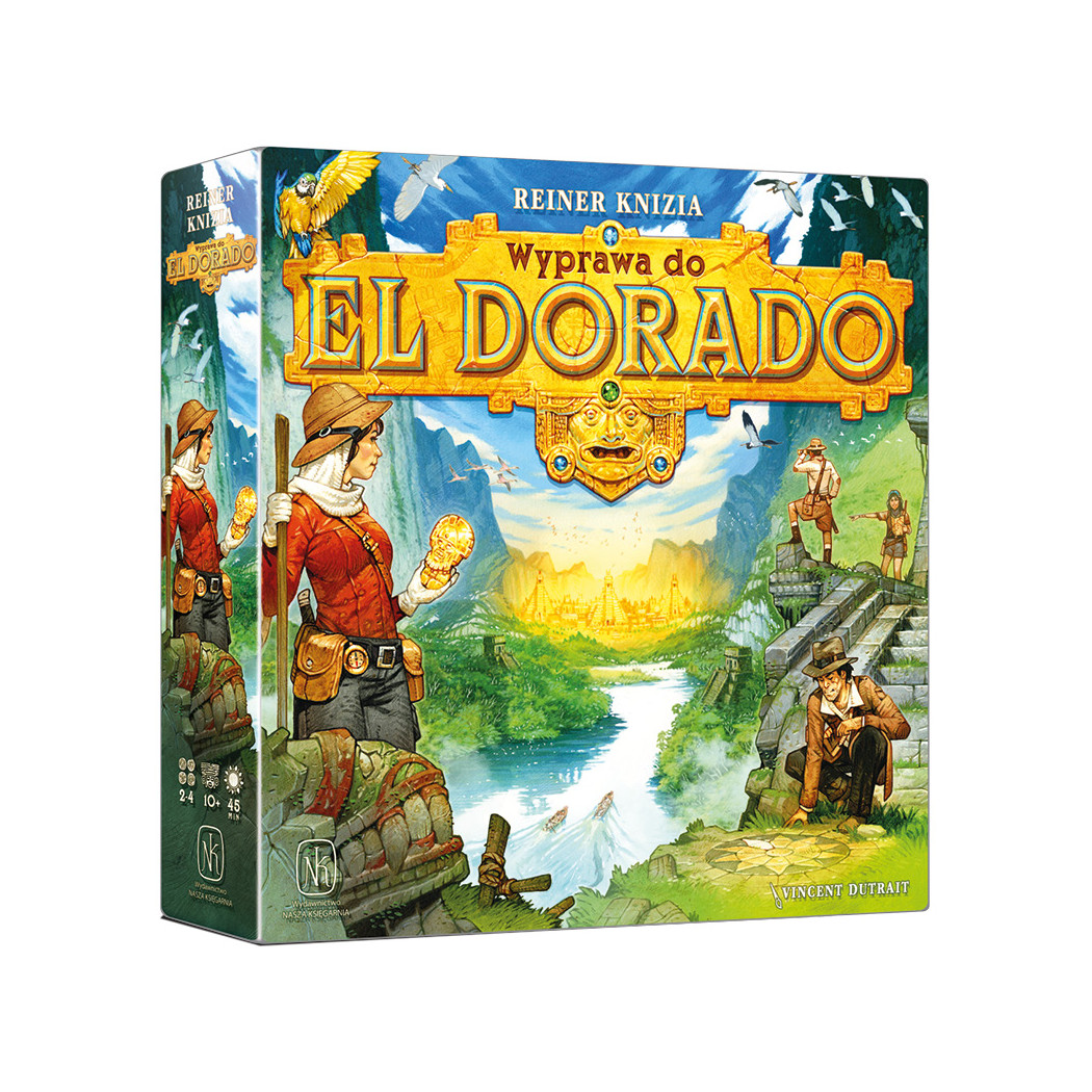 Wyprawa Do El Dorado - Rodzinna i Towarzyska Strategiczna Gra Turowa - Nasza Księgarnia