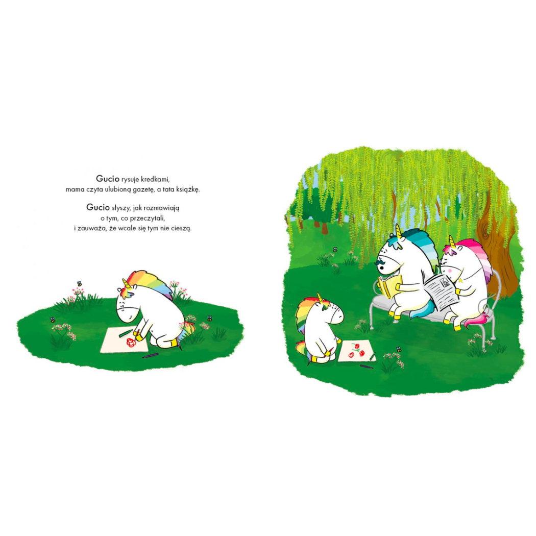 Uczucia Gucia. Gucio się martwi - WYDAWNICTWO DEBIT