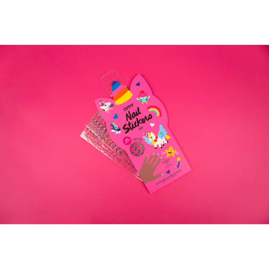 LILY - Naklejki na Paznokcie dla Dzieci - OMY