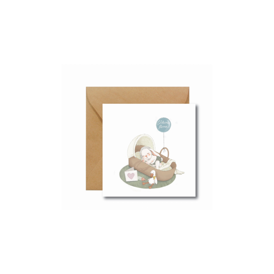 Welcome Home - Kartka Na Narodziny Dziecka - Hi Little
