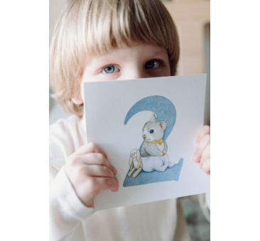 Kartka Na Drugie Urodziny - Hi Little