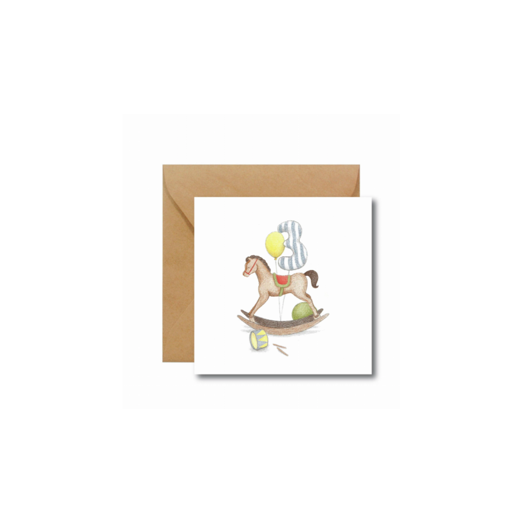 Kartka Na Trzecie Urodziny - Hi Little