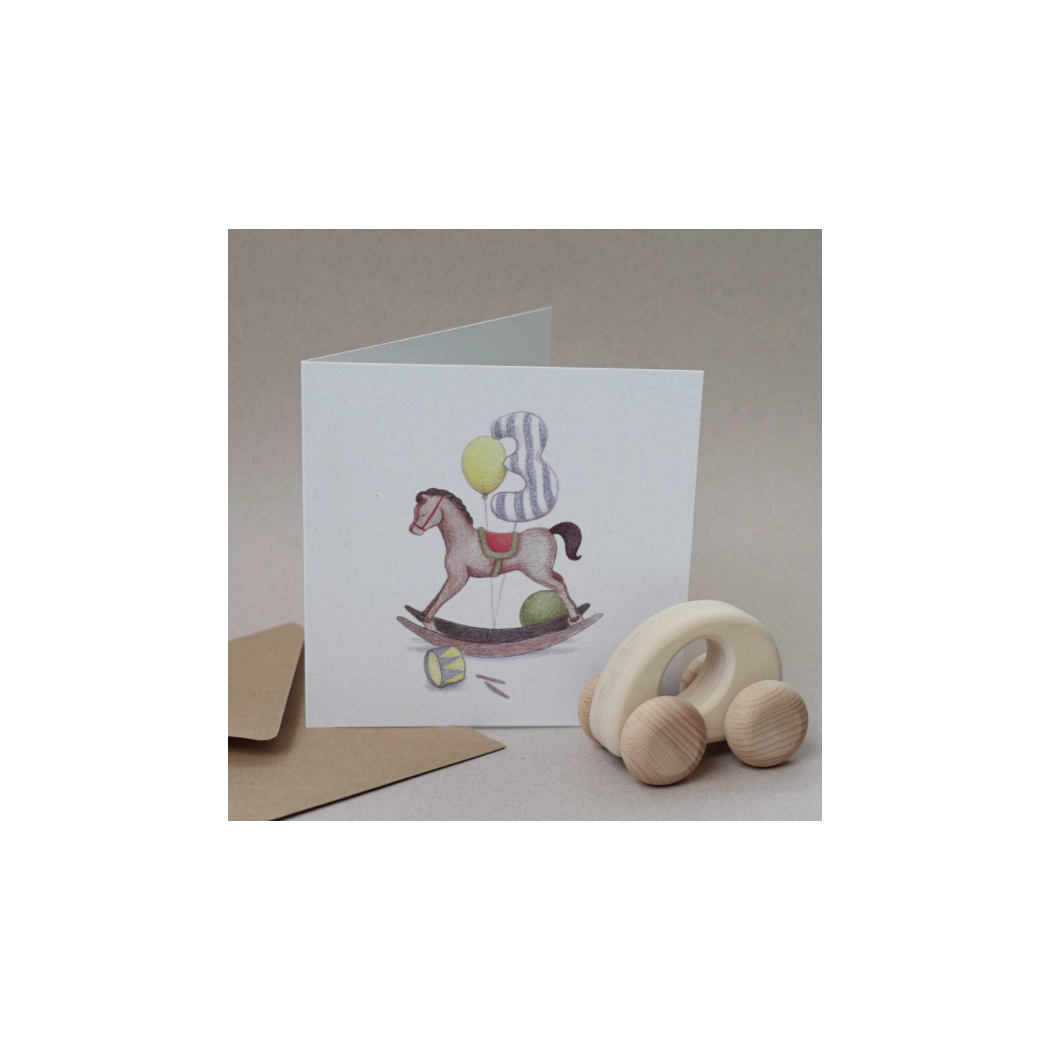 Kartka Na Trzecie Urodziny - Hi Little