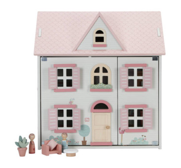 Duży Domek Dla Lalek FSC z Wyposażeniem - Little Dutch