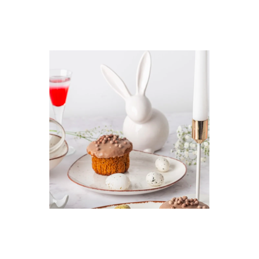 Organic Sand - Talerz Deserowy 19,5 cm - Porcelanowy - Altom Design