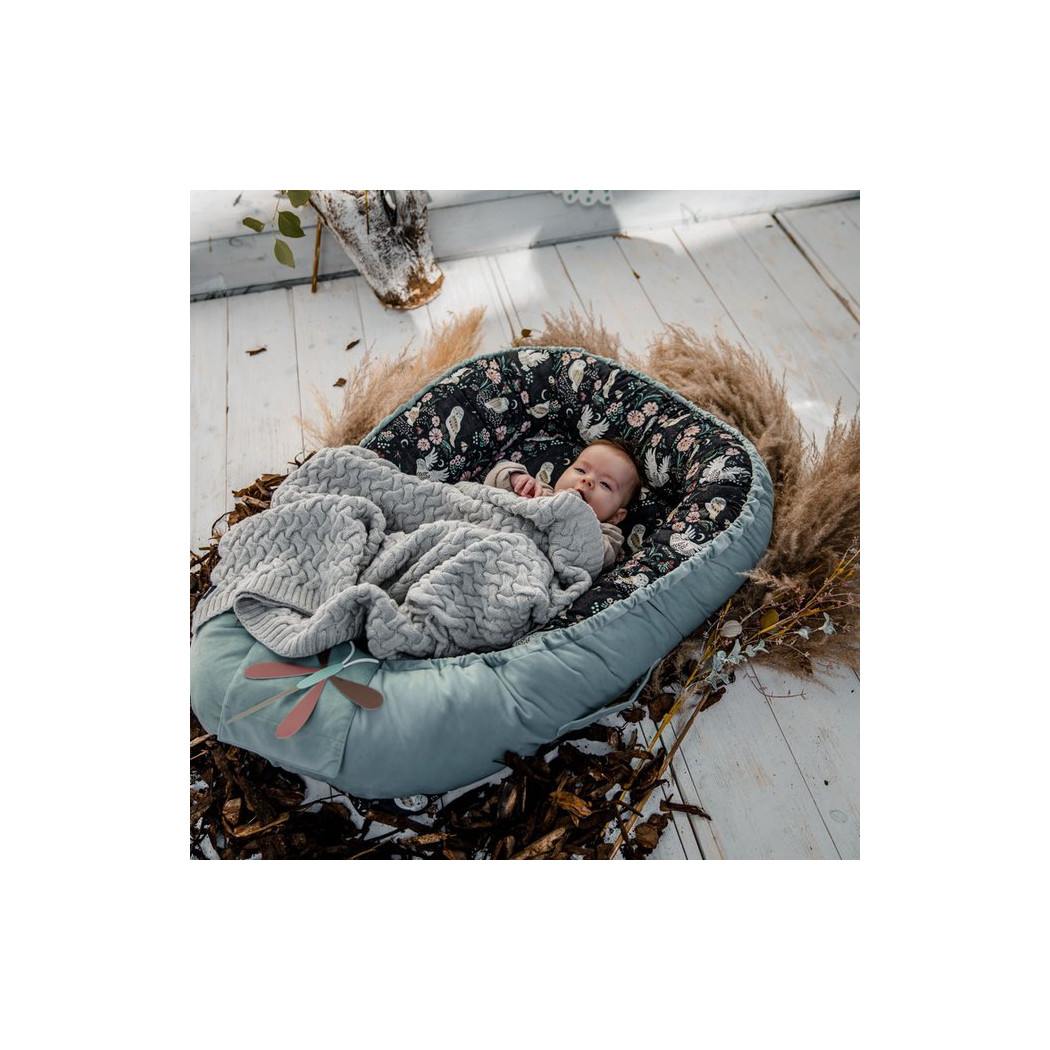 Stoned Pink - Koc z Wełny Merynosa - Różowy - 85x85 - 100% Wełna Merino - La Millou