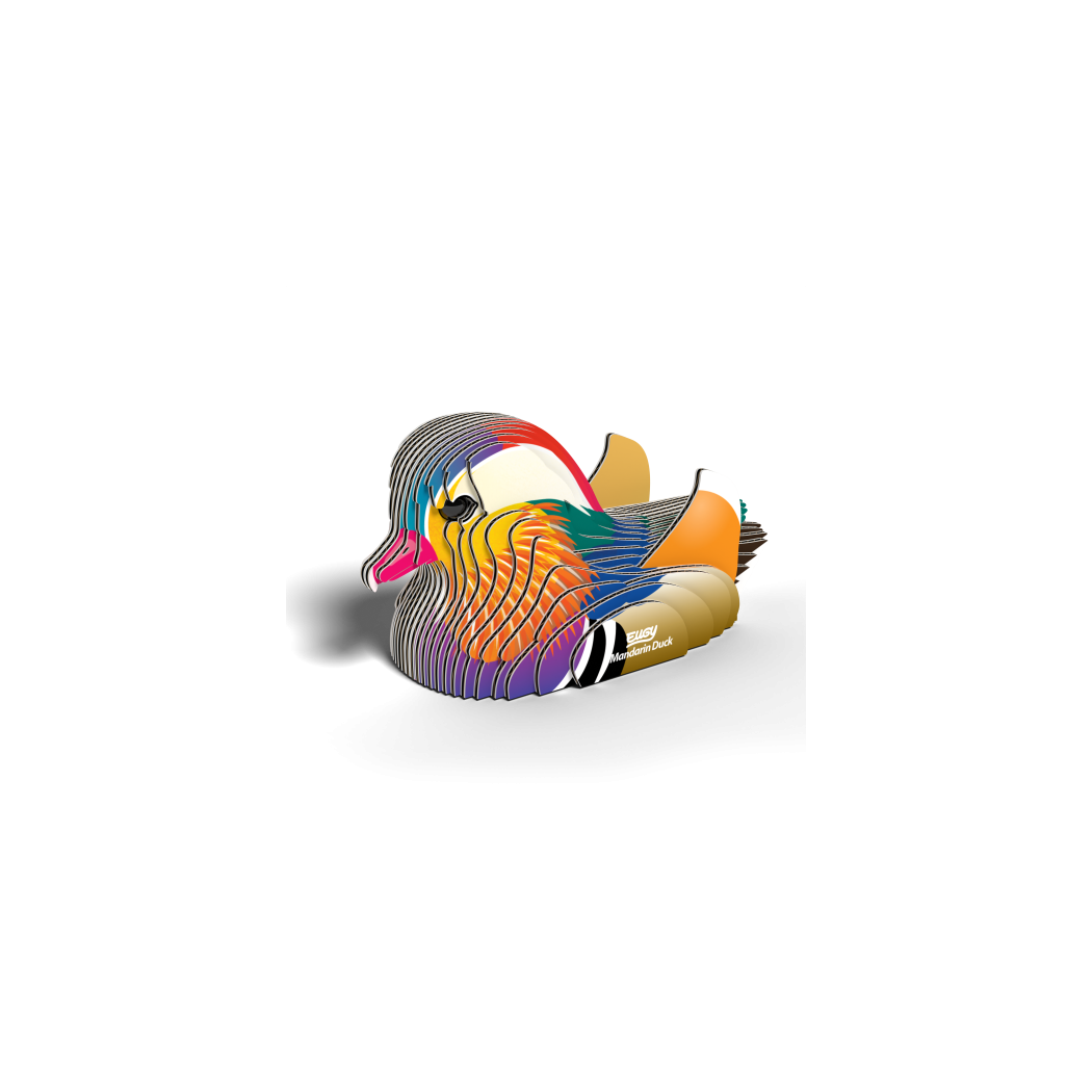 Kaczka Mandarynka - Eko Układanka 3D - Eugy