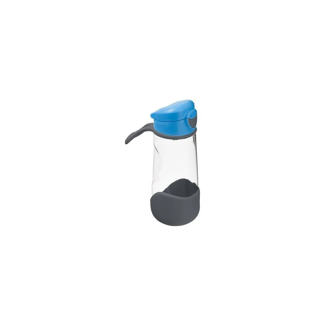 Blue Slate - Sportowa Tritanowa Butelka z Ustnikiem 600 ml - B.BOX