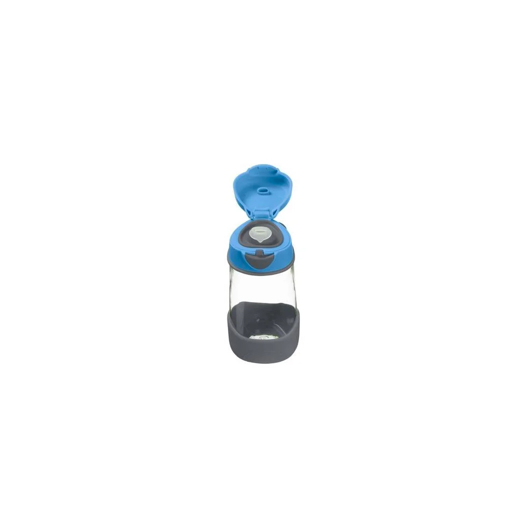 Blue Slate - Sportowa Tritanowa Butelka z Ustnikiem 600 ml - B.BOX