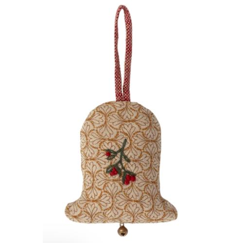 Dzwoneczek na Czerwonym Sznureczku - Bell Ornament Large - Dekoracja Bożonarodzeniowa - Maileg