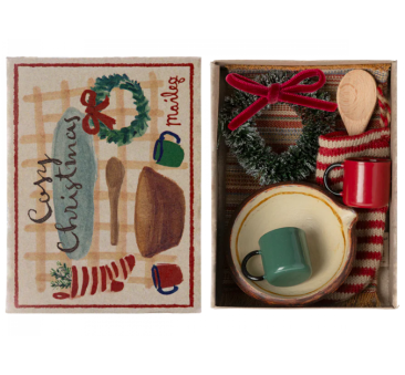 Zestaw Świąteczny - Cosy Christmas Set - Akcesoria dla Lalek- Maileg