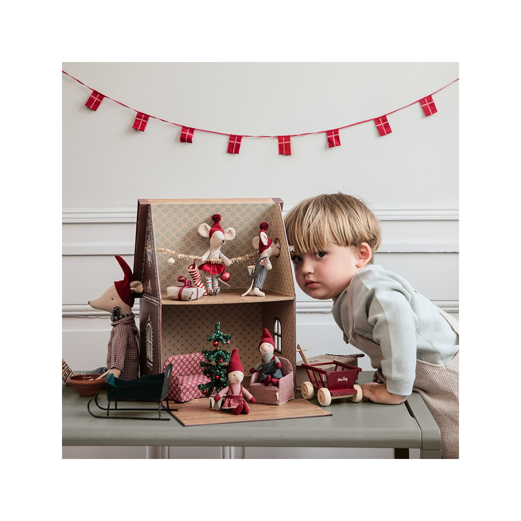 Brązowy Muchomor - Dekoracja Bożonarodzeniowa - Mushroom Ornament- Maileg