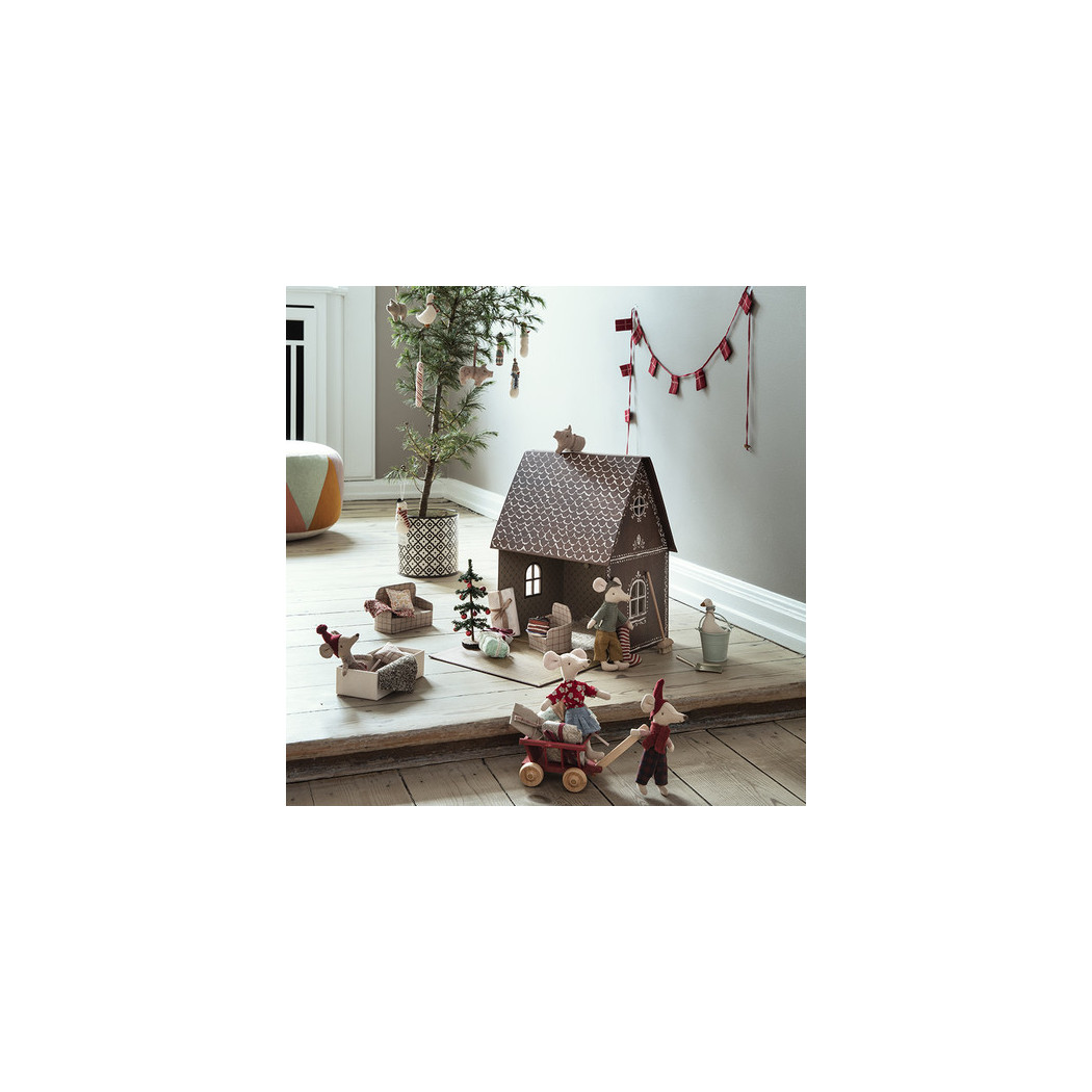 Brązowy Muchomor - Dekoracja Bożonarodzeniowa - Mushroom Ornament- Maileg