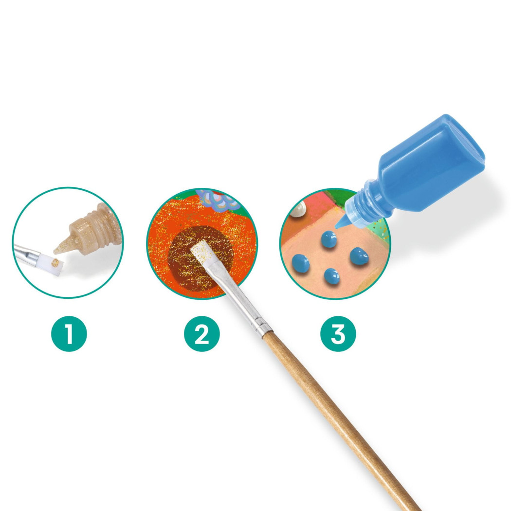 Las Tropikalny - Zestaw Artystyczny 3D - Djeco