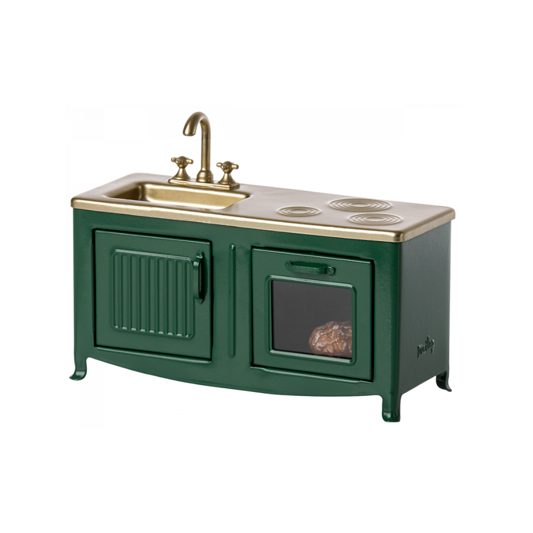 Zielona Kuchnia - Kitchen Mouse Dark Green - do Domku dla Myszek - Maileg
