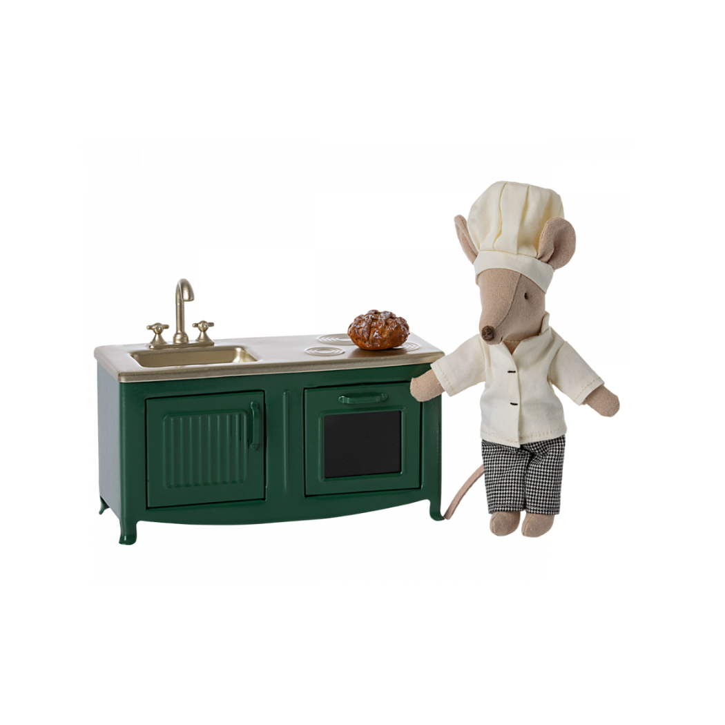 Zielona Kuchnia - Kitchen Mouse Dark Green - do Domku dla Myszek - Maileg