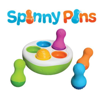 Sorter SpinnyPins - Kolorowe Wańki Wstańki - Fat Brain Toys