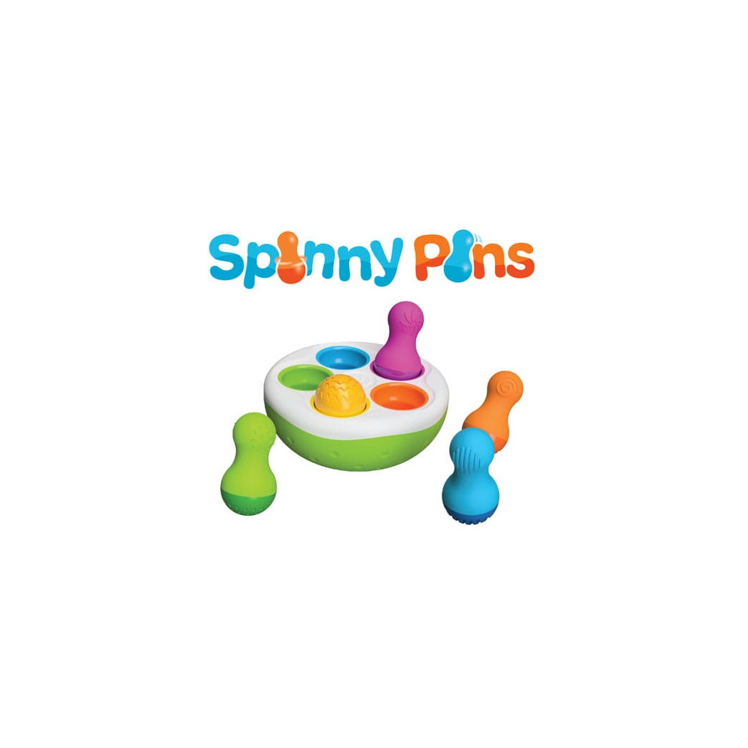 Sorter SpinnyPins - Kolorowe Wańki Wstańki - Fat Brain Toys