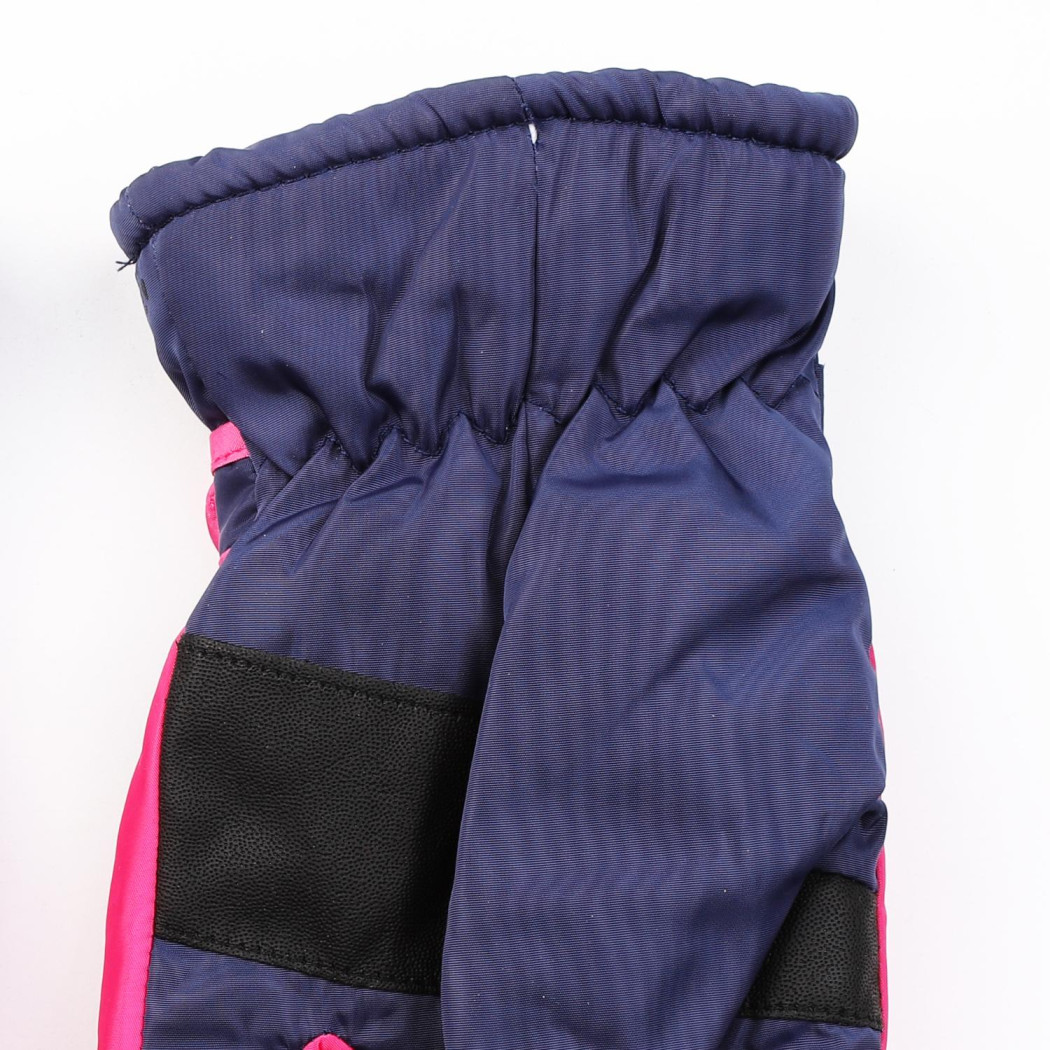 Granatowe Ortalionowe - Rękawiczki Dziecięce 20 cm - Pięciopalczaste - MORAJ