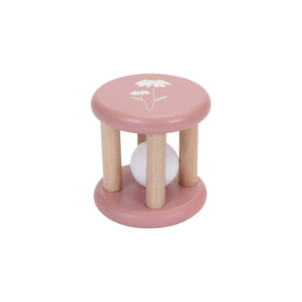 Flowers - Różowa Grzechotka - Little Dutch