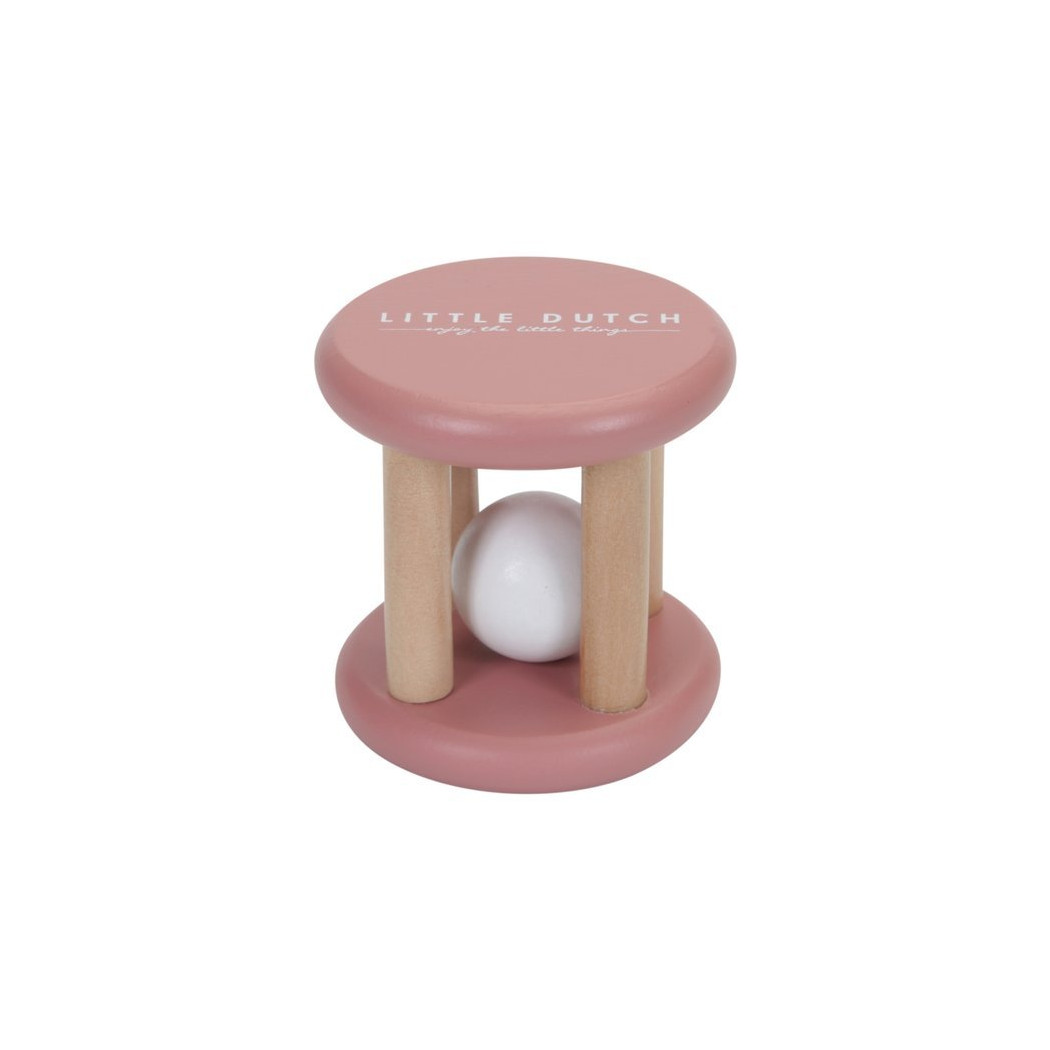 Flowers - Różowa Grzechotka - Little Dutch