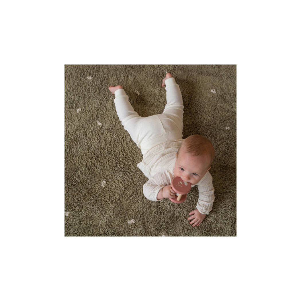 Flowers - Różowa Grzechotka - Little Dutch