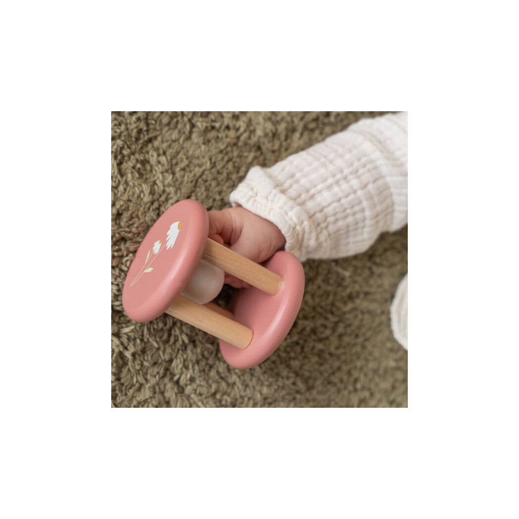 Flowers - Różowa Grzechotka - Little Dutch