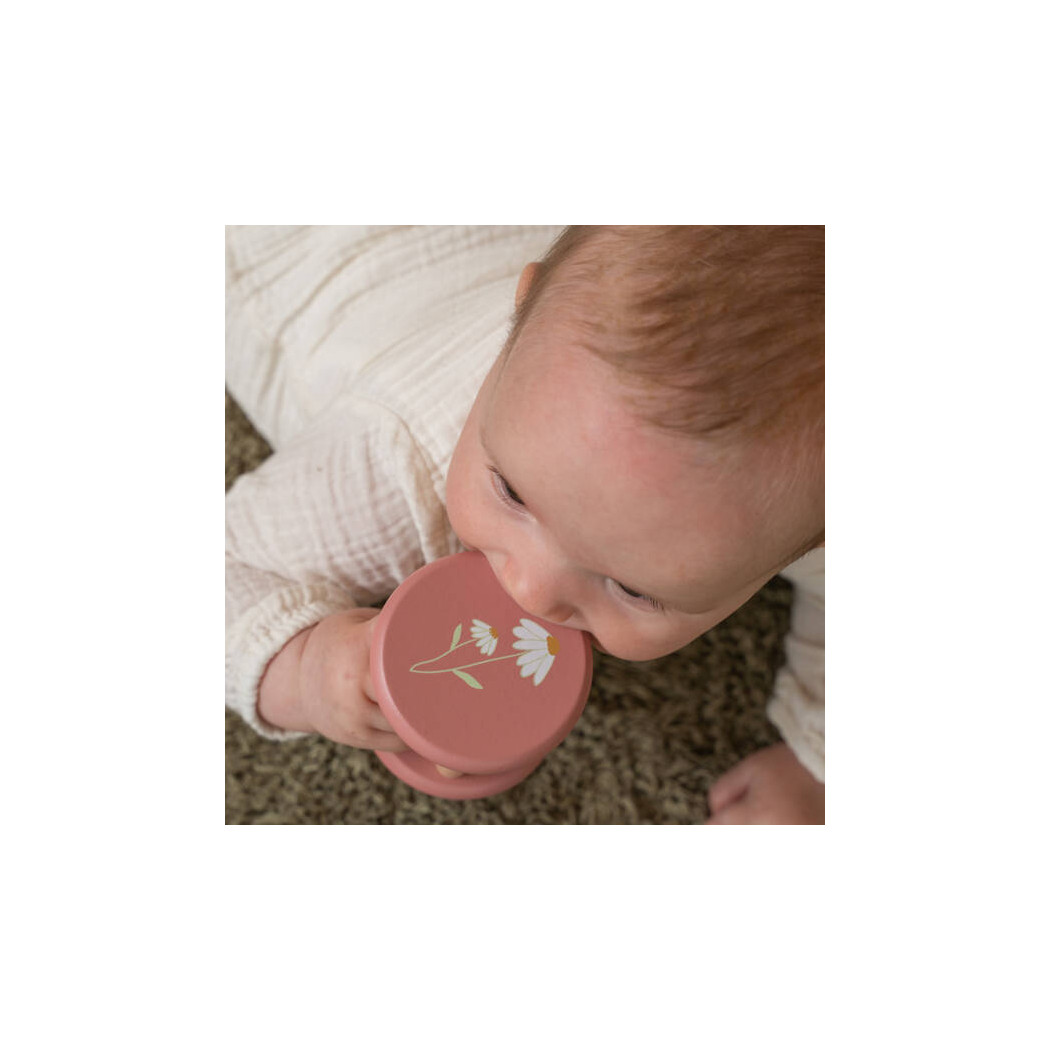 Flowers - Różowa Grzechotka - Little Dutch