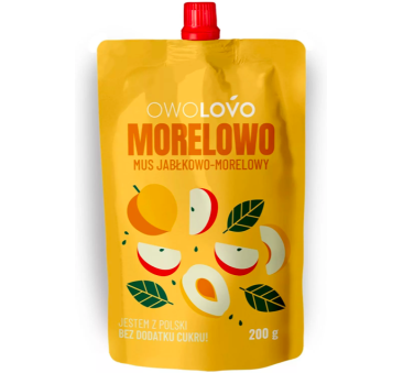 MUS JABŁKOWO - MORELOWY - OWOLOVO