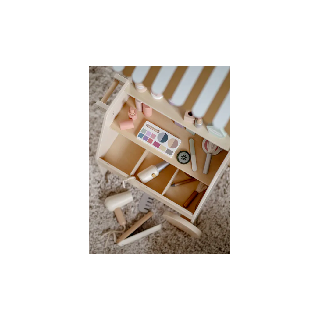 Salon Piękności - Duża Drewniana Toaletka - JaBaDaBaDo