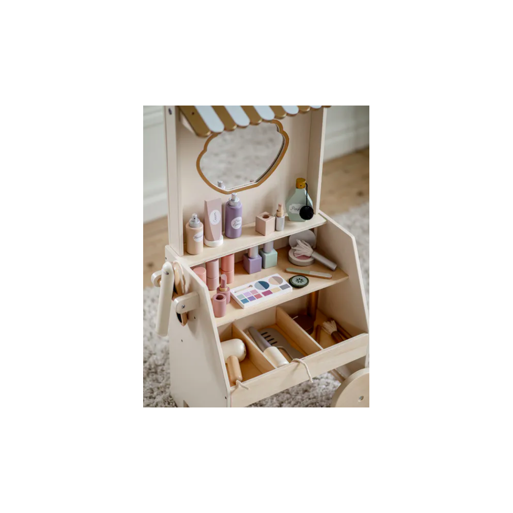 Salon Piękności - Duża Drewniana Toaletka - JaBaDaBaDo