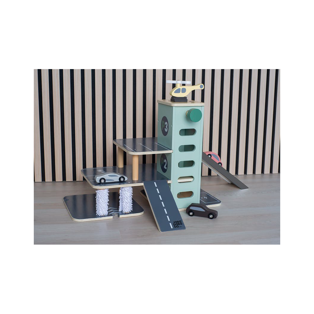 Nowy Drewniany Garaż Parking - JaBaDaBaDo